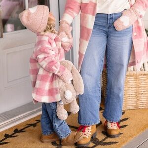 Joe Fresh Jillian Harris Quilted Jacket with Heart Pattern Size 6T